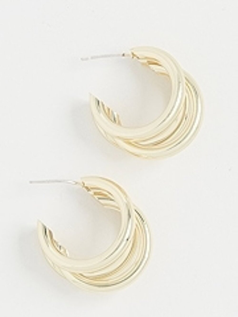 Jules Smith Triple Hoop Huggies